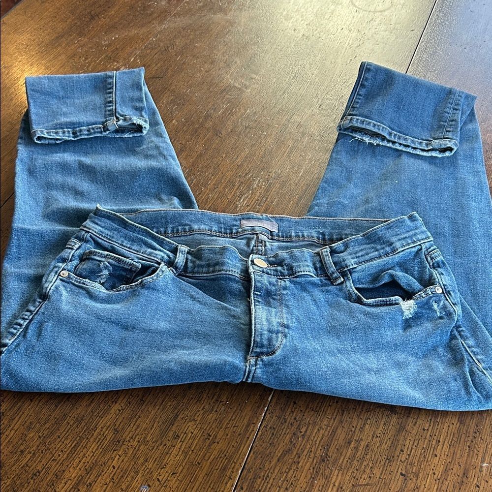 DL1961 Riley Boyfriend Jeans 30 Distressed - Picture 3 of 10
